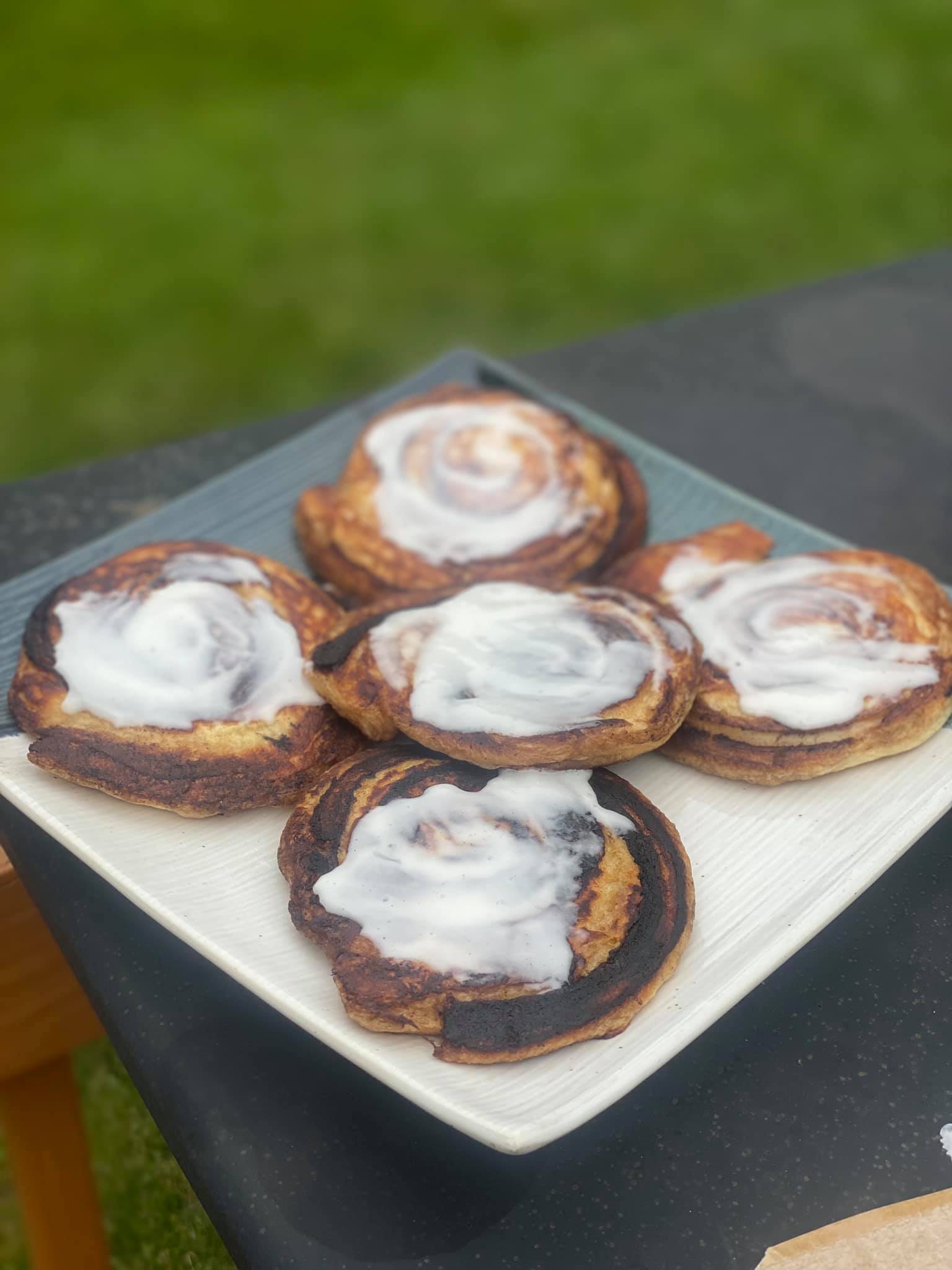 Blackstone Cinnamon Rolls