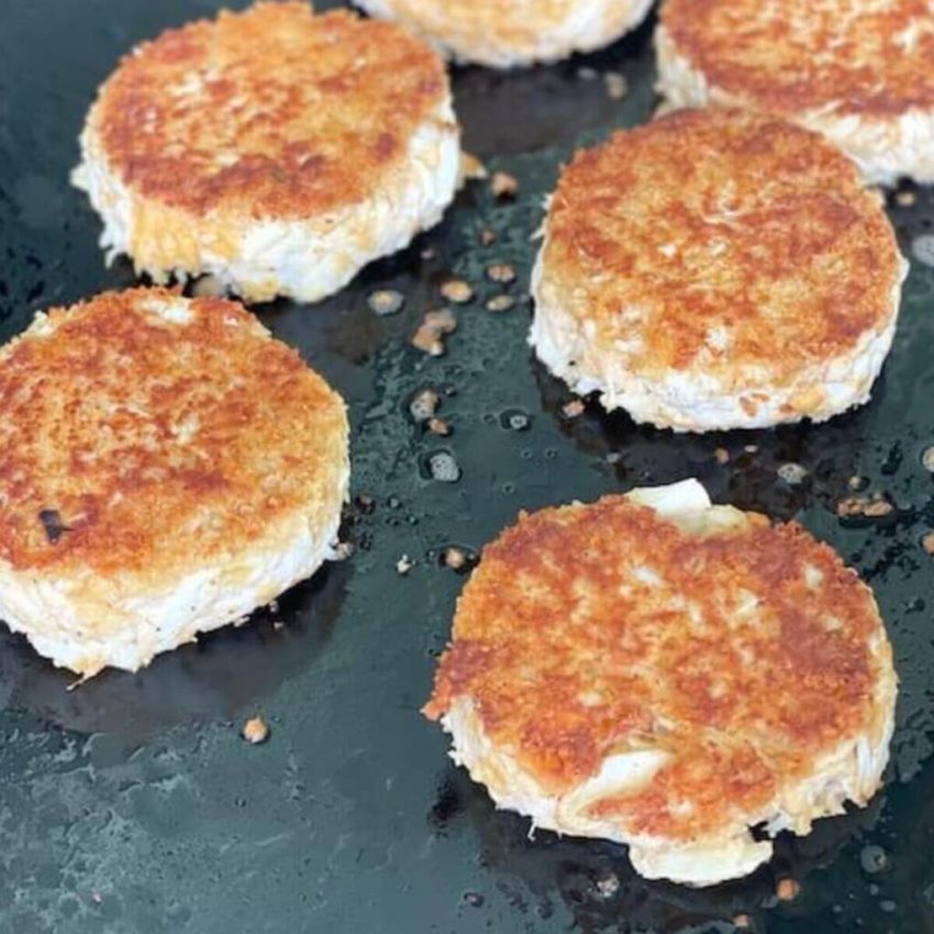 Crab Cakes on the Griddle