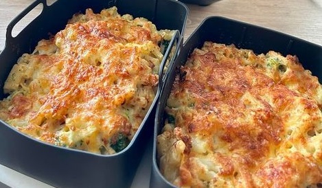 Air Fyer Macaroni cheese