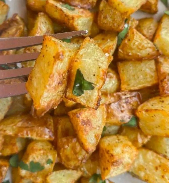 Air Fryer Diced potatoes