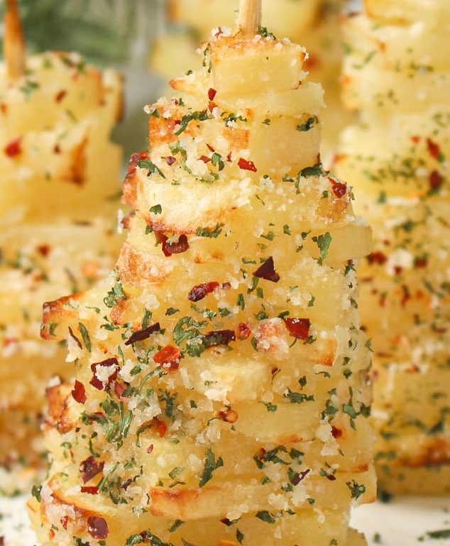 Air Fryer Christmas Potato Trees