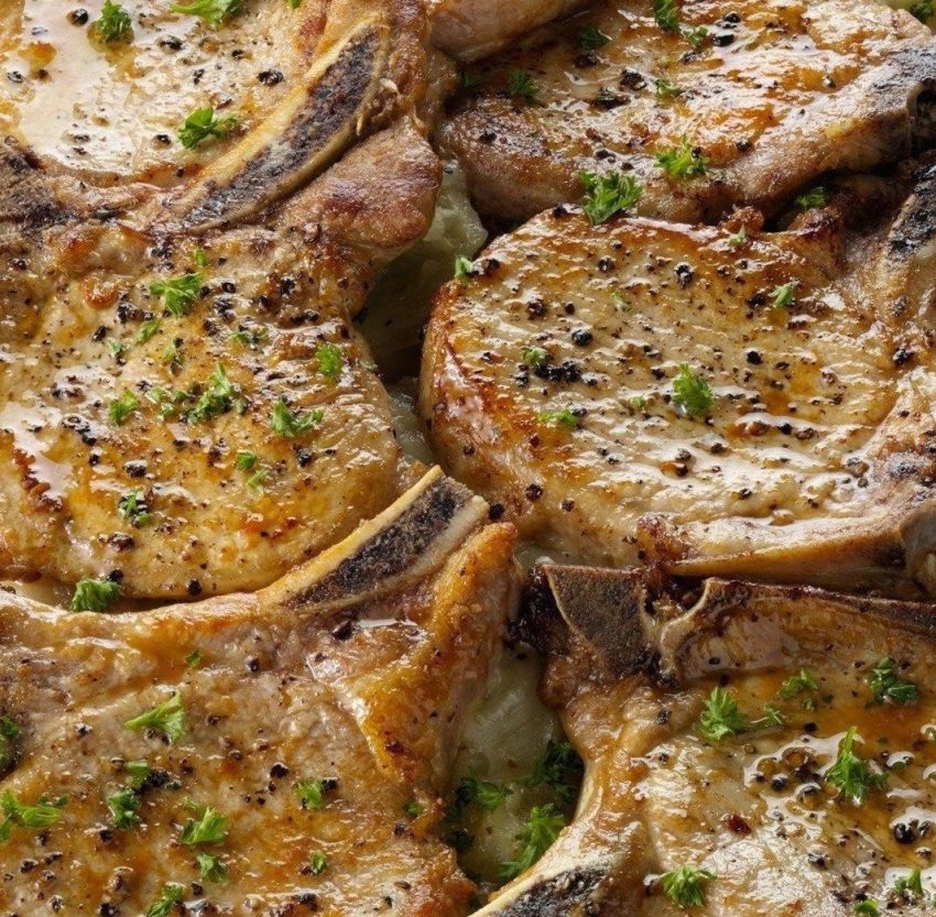 Pork Chops with Scalloped Potatoes