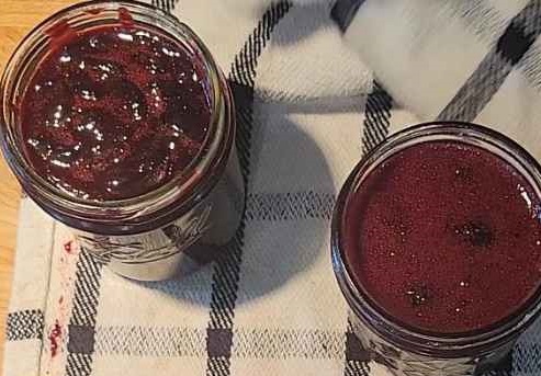 Chocolate cherry jam