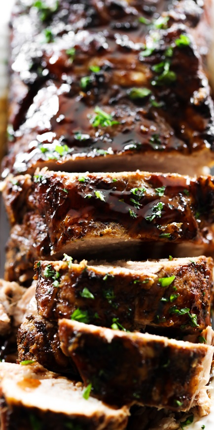 Air Fryer Balsamic Pork