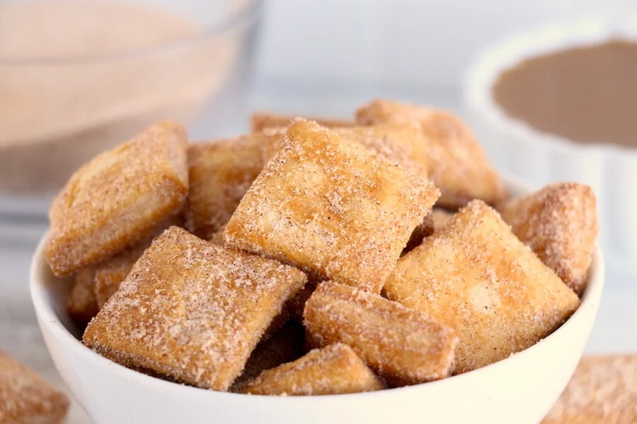 Air Fryer Cinnamon Churro Bites