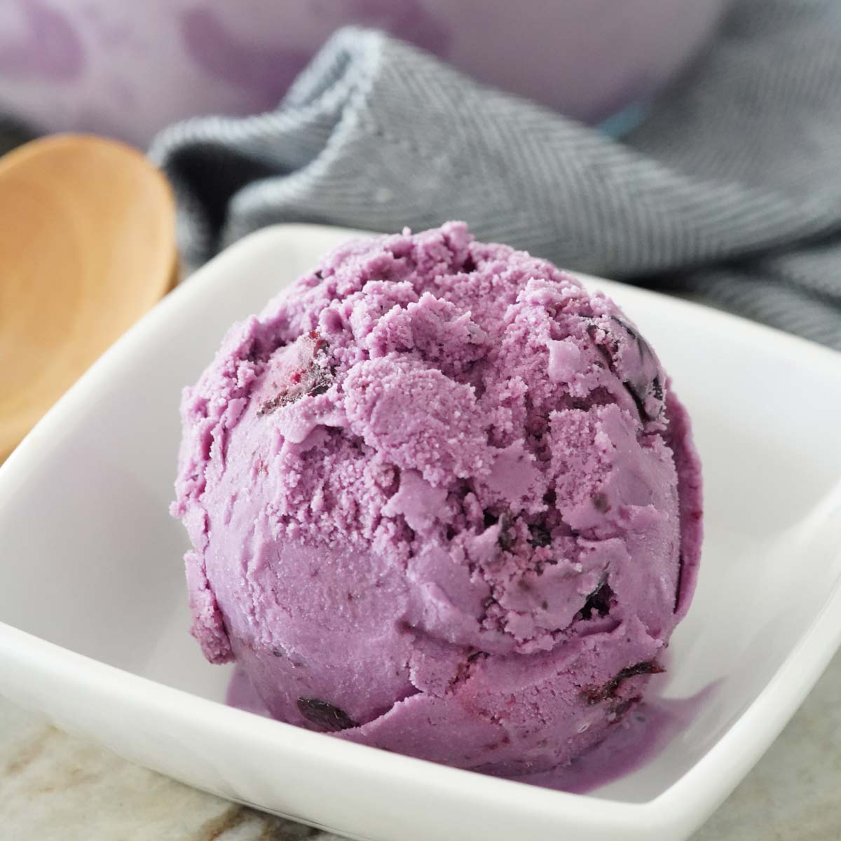 Blueberry Ice Cream