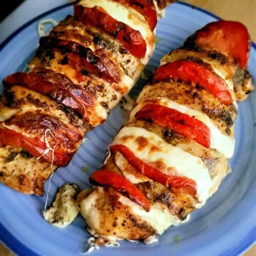 Air Fryer Caprese Chicken