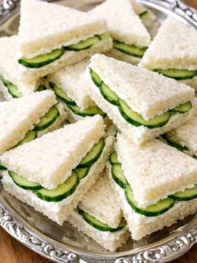 Southern Cucumber Tea Sandwiches