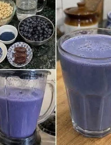 Creamy Blueberry White Chocolate Smoothie