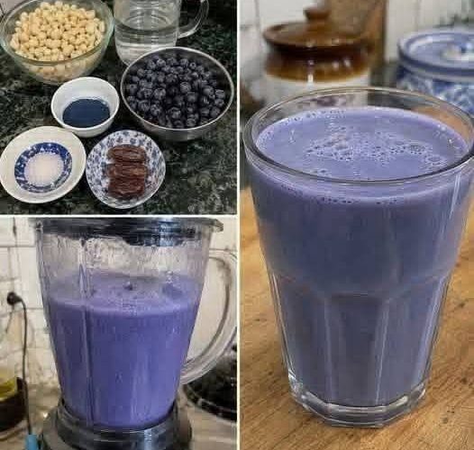Creamy Blueberry White Chocolate Smoothie