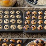 Fluffy Blueberry Cottage Cheese Pancake Bites