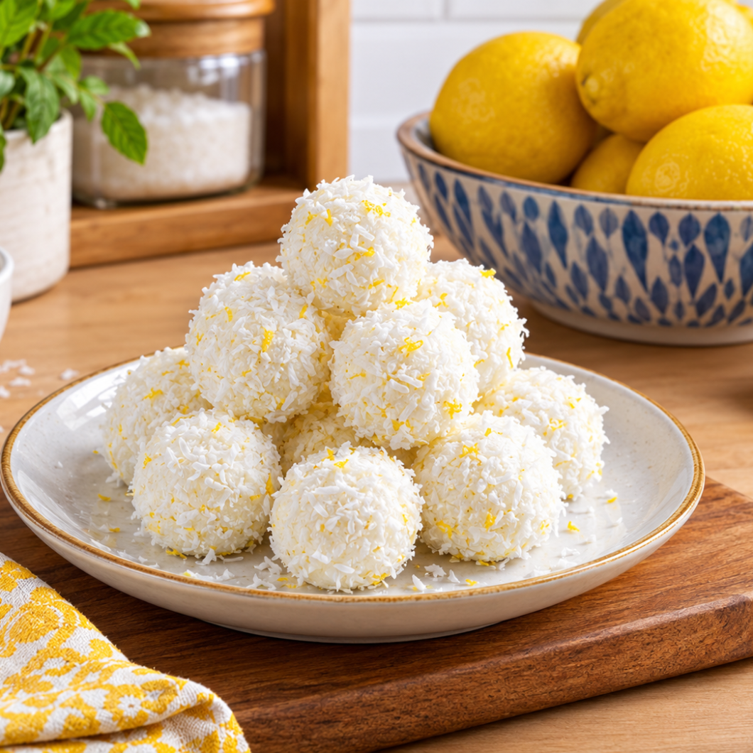 Keto Creamy No-Bake Lemon Bliss Truffles Keto