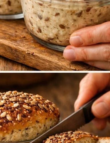 Rustic 3-Ingredient Flaxseed Seed Bread