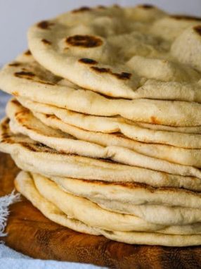 Soft & Chewy Homemade Sourdough Flatbread