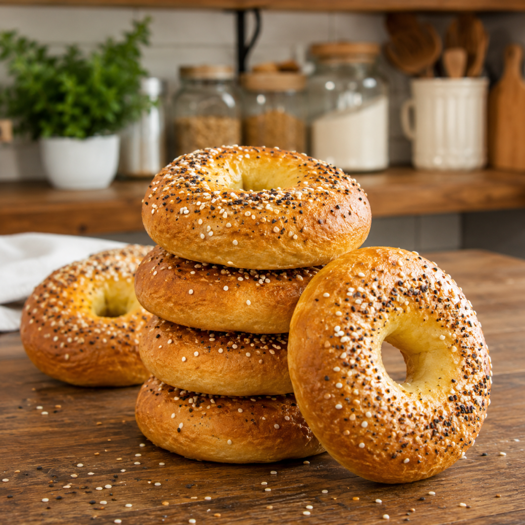 High Protein Bagels