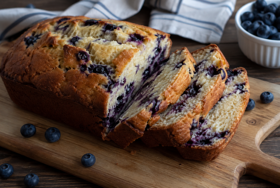 Blueberry Cream Cheese Loaf