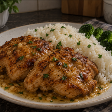 Garlic Chicken Thighs