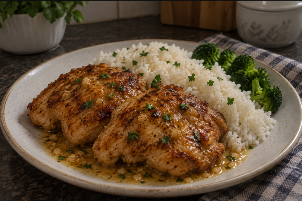 Garlic Chicken Thighs