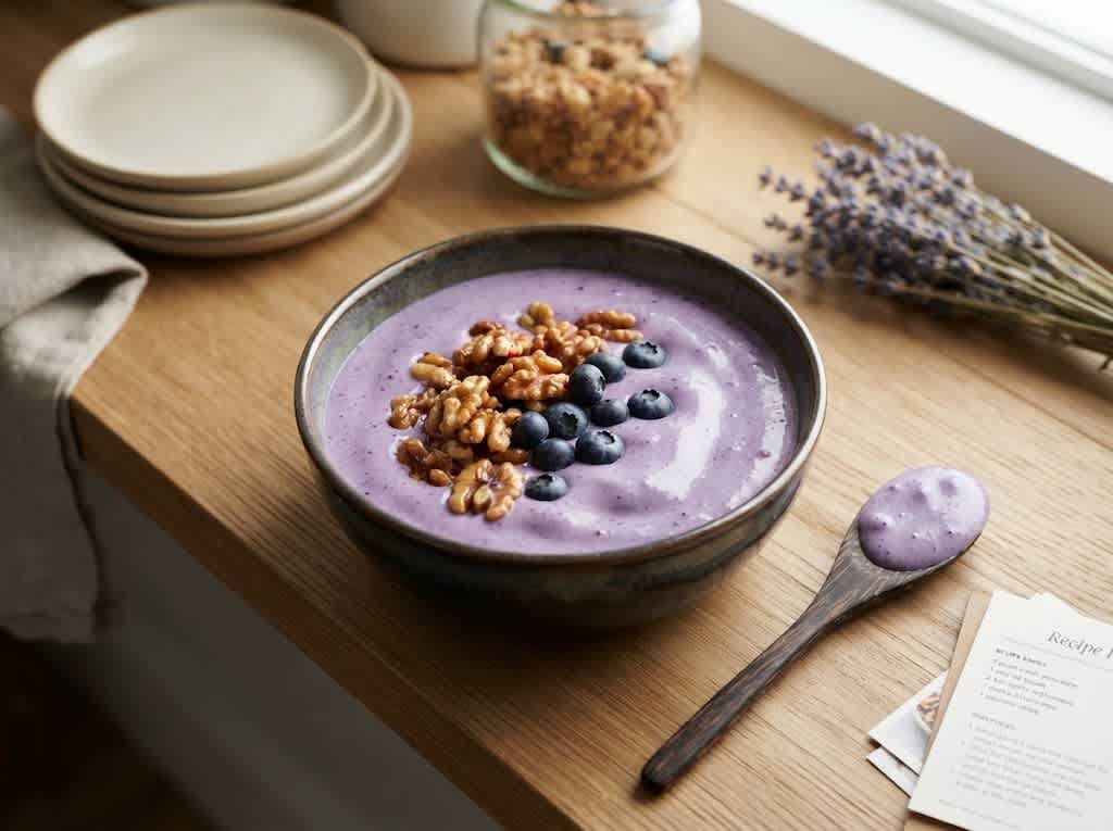 Creamy Blueberry White Chocolate Smoothie
