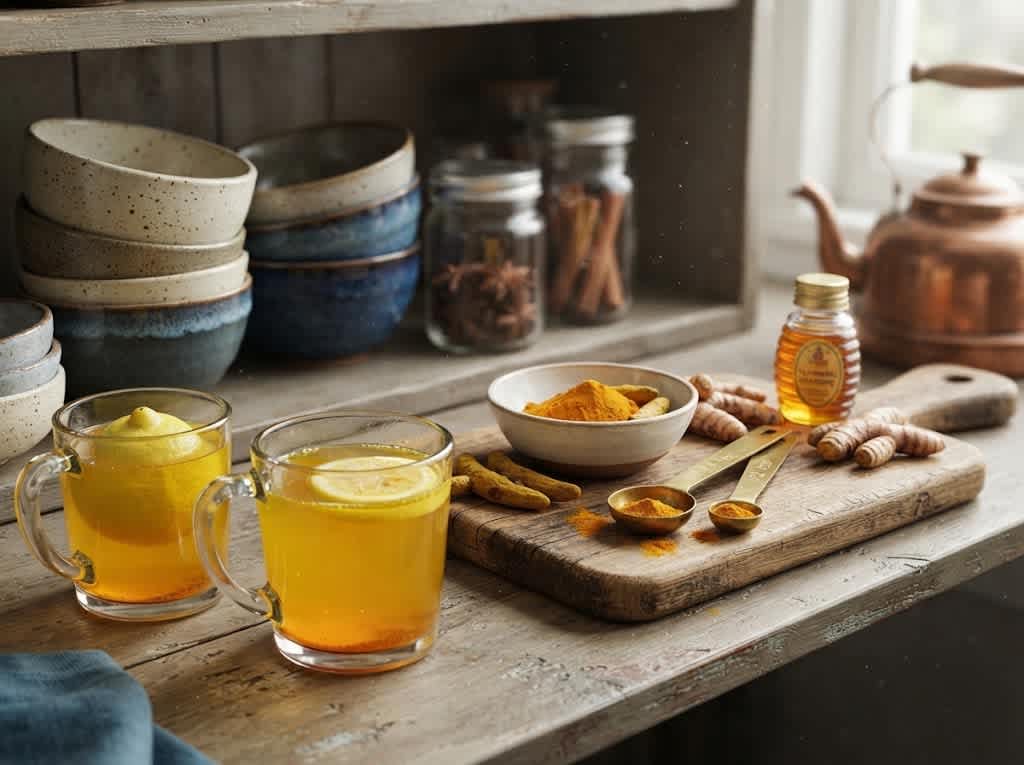 Healthy 3-Ingredient Ginger Lemon Water