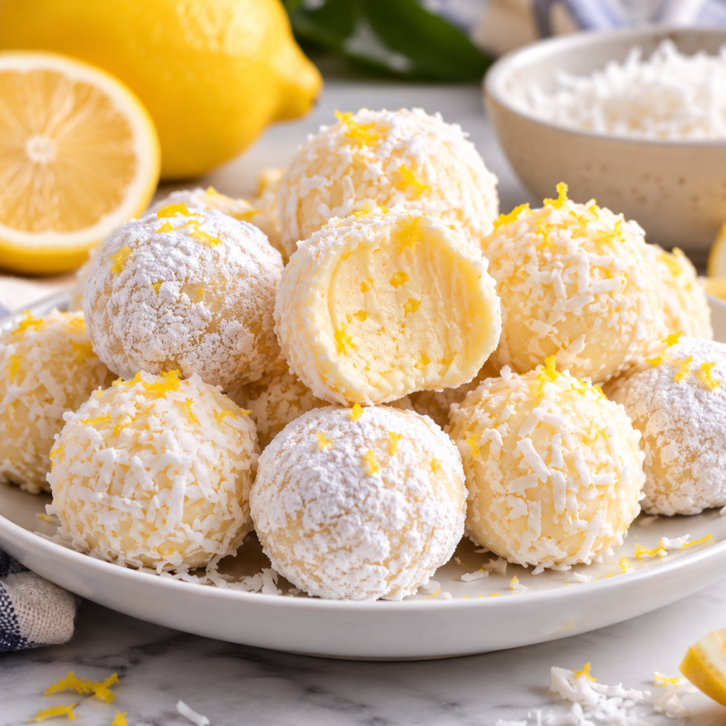 Homemade Lemon Truffles