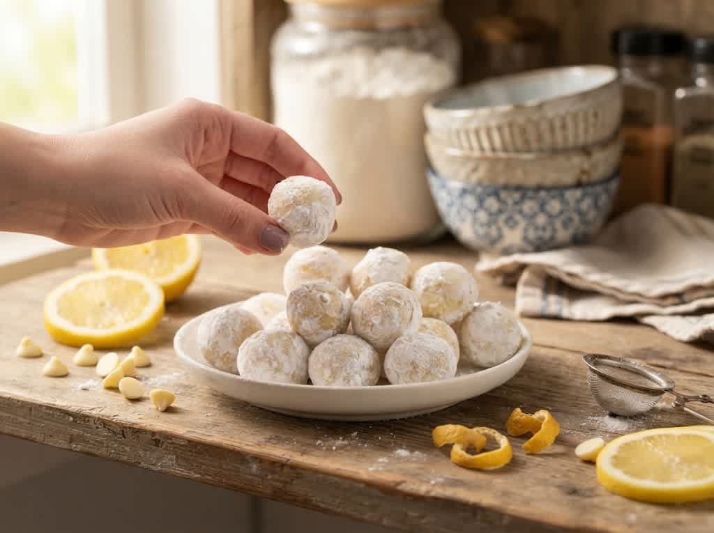 Homemade Lemon Truffles