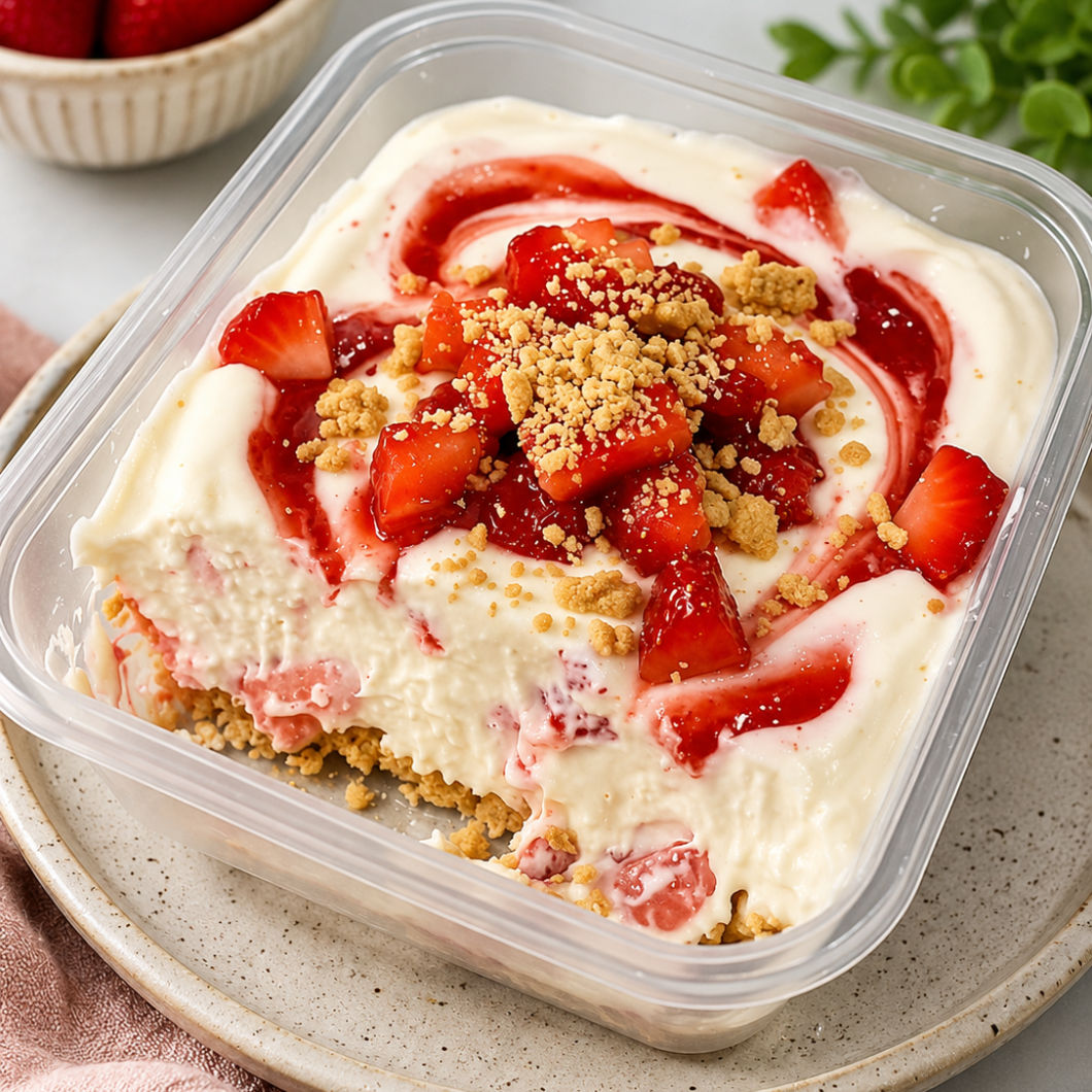 Keto Strawberry Cheesecake